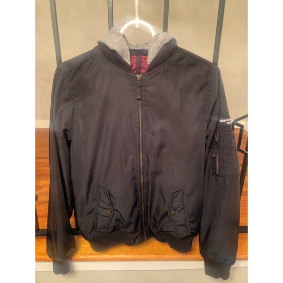 abercrombie kids Other - Abercrombie Kids Black Bomber Jacket